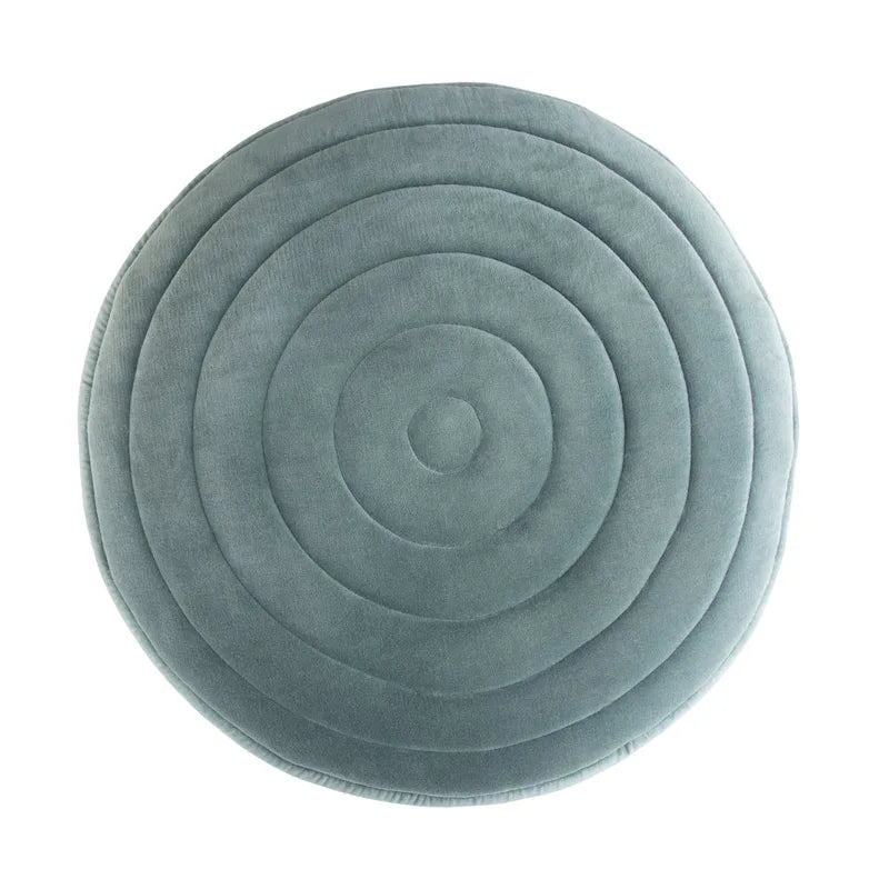 Boho Runder Pouf aus Samt – 50 cm