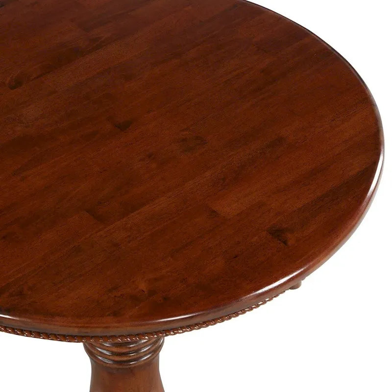 Runder Holz-Stehtisch