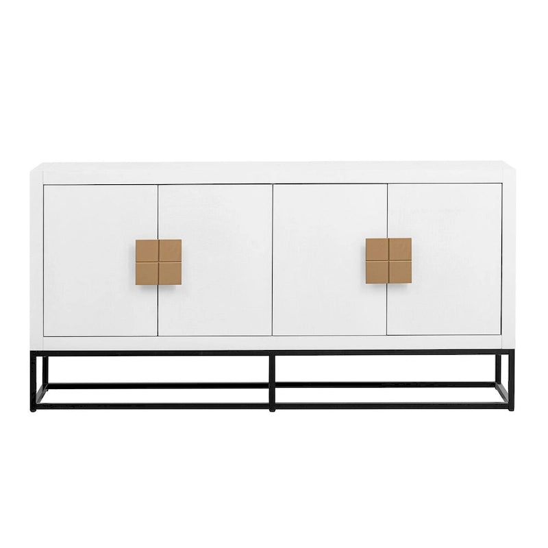 Modernes Sideboard mit einzigartigen Stützbeinen und verstellbaren Einlegeböden