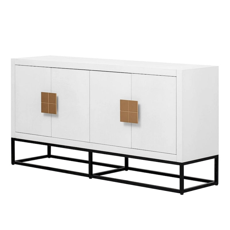 Modernes Sideboard mit einzigartigen Stützbeinen und verstellbaren Einlegeböden