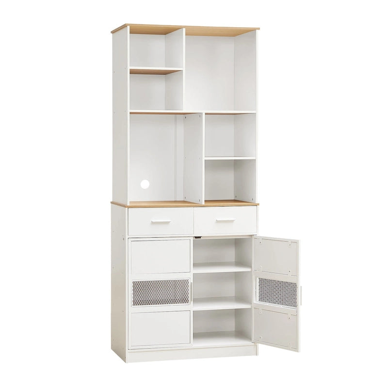 72" Standregal für Wäsche - Weiß